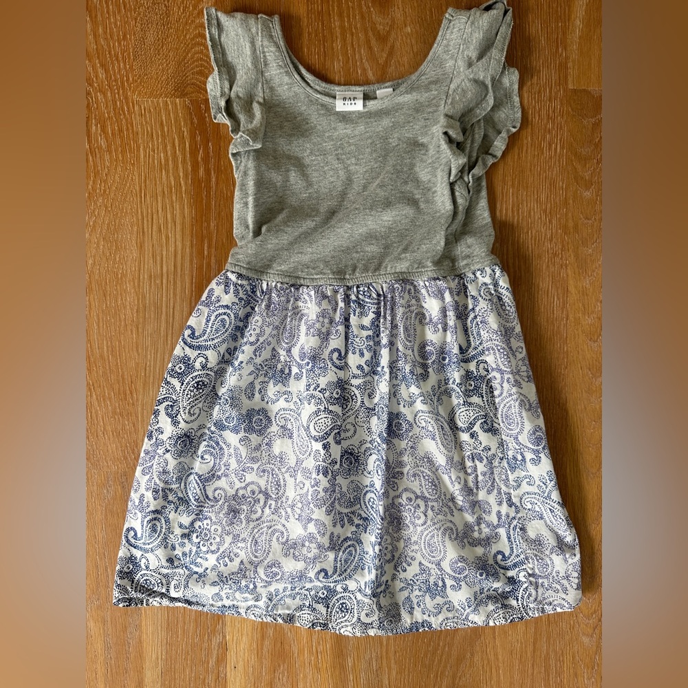 Girls Gap Flutter Sleeve Jersey/cotton Dress size 8